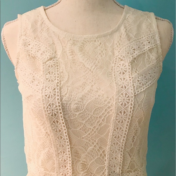 NWOT Hyfve White Lace Crochet Dress (Small) - Picture 4 of 8